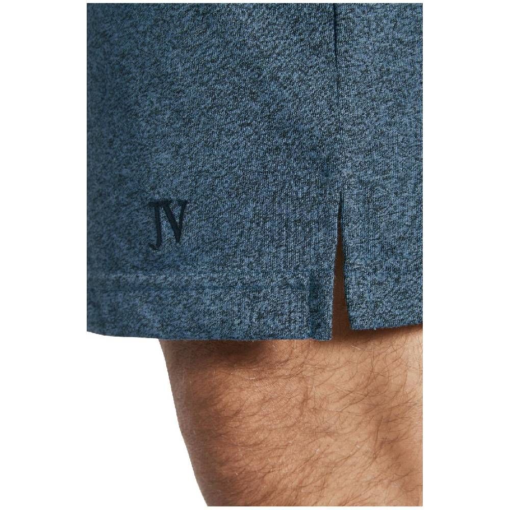 Jan Vanderstorm Kurze Schlafhose TIEKI Petrol Melange