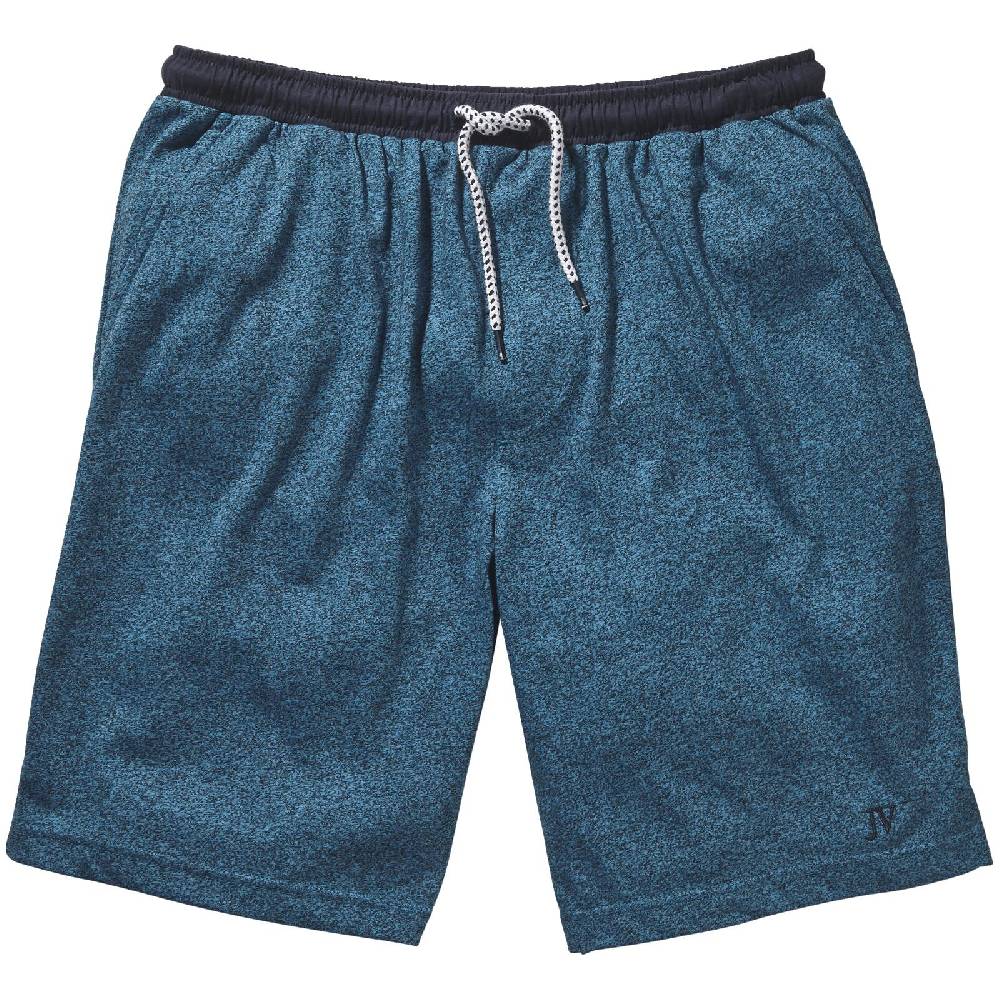 Jan Vanderstorm Kurze Schlafhose TIEKI Petrol Melange