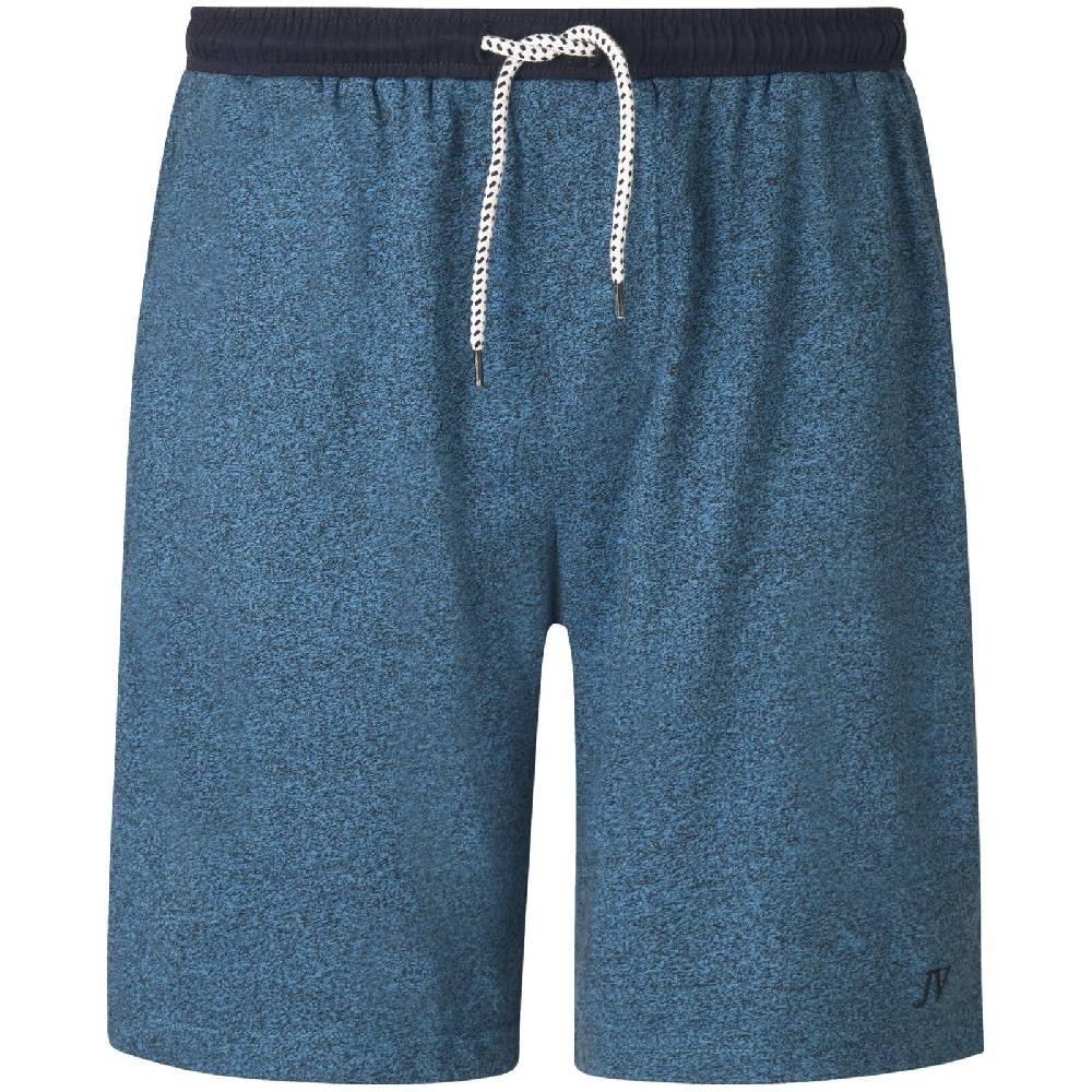 Jan Vanderstorm Kurze Schlafhose TIEKI petrol melange