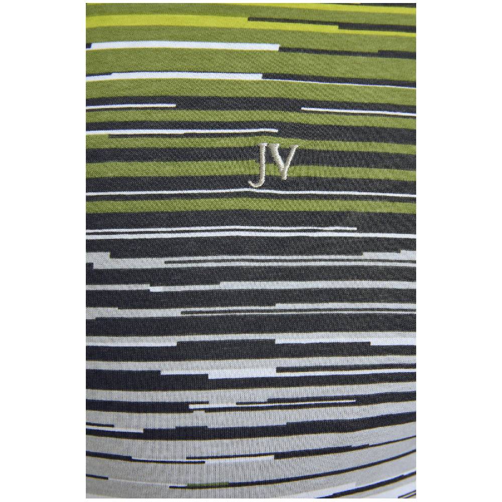 Jan Vanderstorm Kurzer Schlafanzug AUDUN Dunkelgrau Gelb