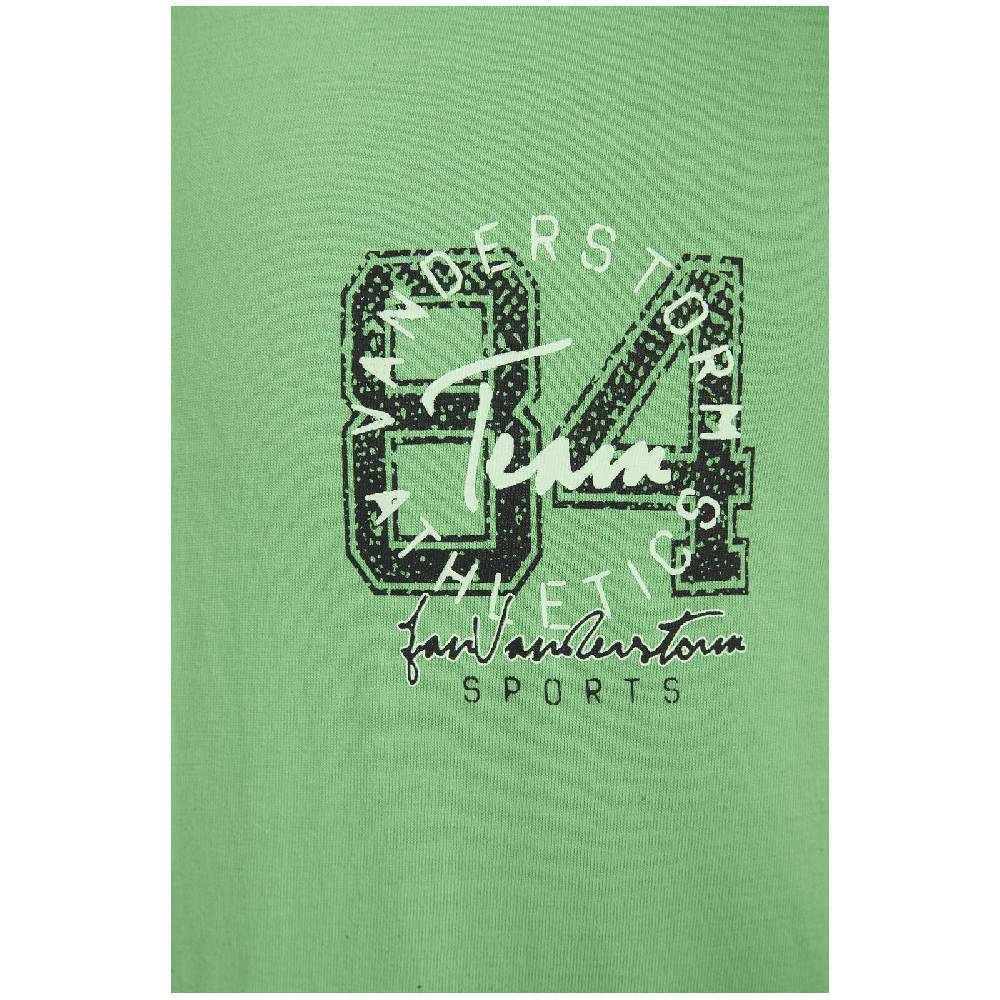 Jan Vanderstorm Kurzer Schlafanzug BARTOLV Grün Gemustert