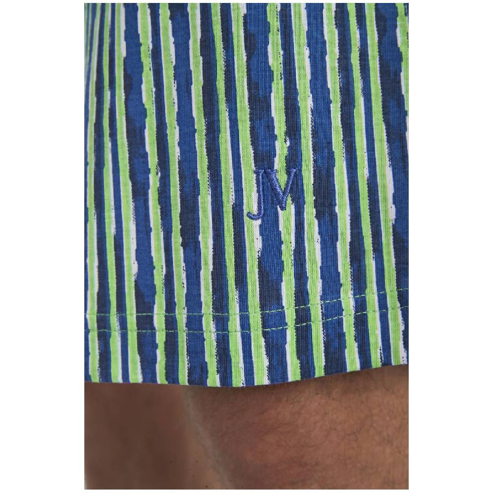 Jan Vanderstorm Kurzer Schlafanzug BARTOLV Grün Gemustert