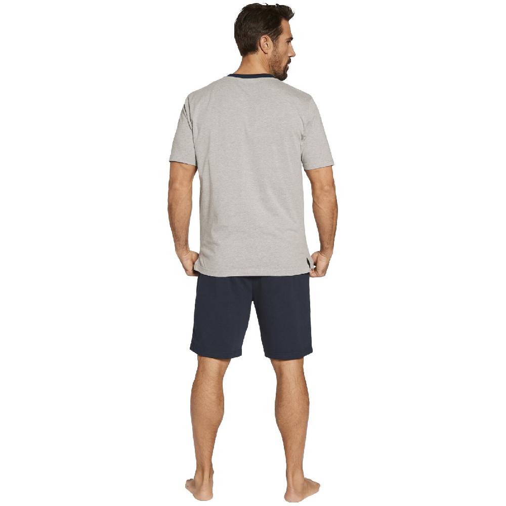Jan Vanderstorm Kurzer Schlafanzug EDIN Grau Melange