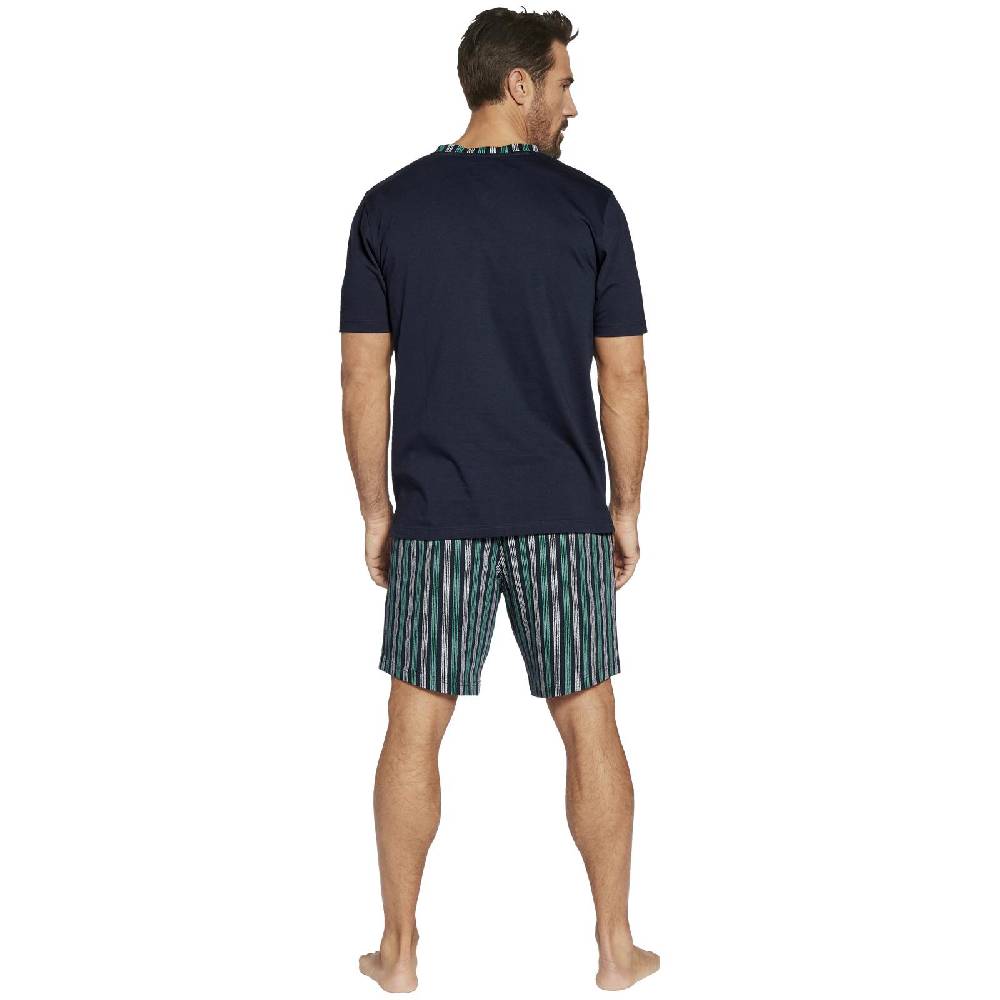 Jan Vanderstorm Kurzer Schlafanzug HAGER Dunkelblau
