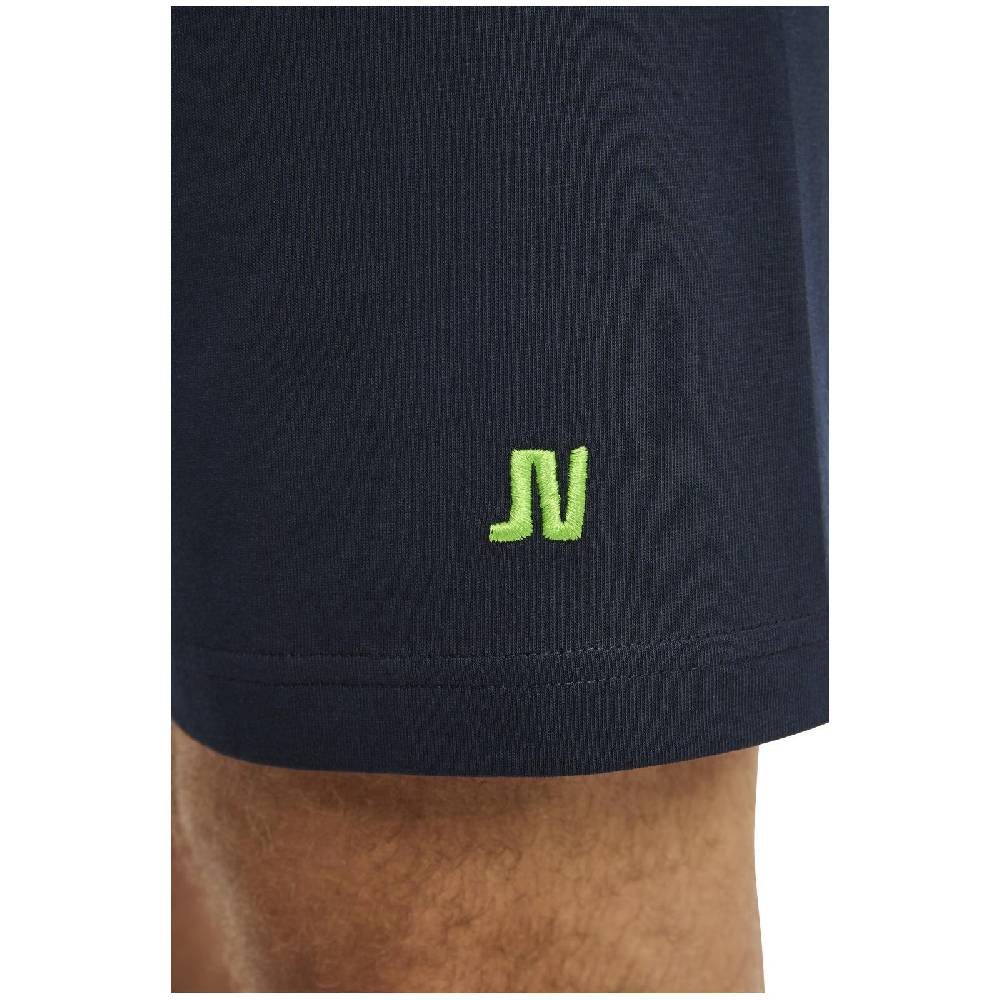 Jan Vanderstorm Kurzer Schlafanzug HELMWALD Dunkelblau Gestreift