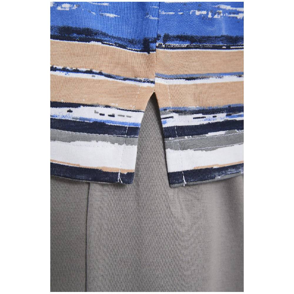 Jan Vanderstorm Kurzer Schlafanzug KOLLIN Beige Gemustert