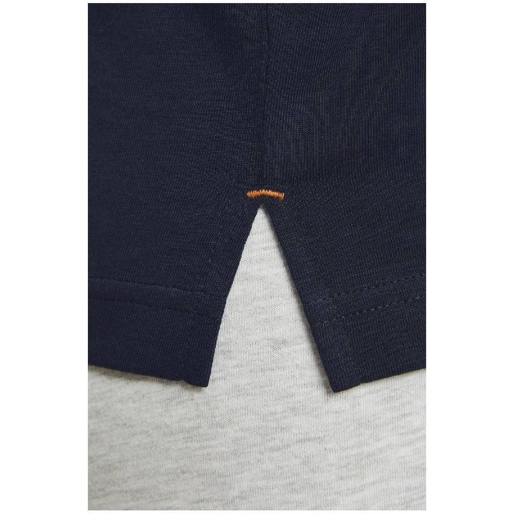 Jan Vanderstorm Kurzer Schlafanzug VERBRAND Dunkelblau Hellgrau