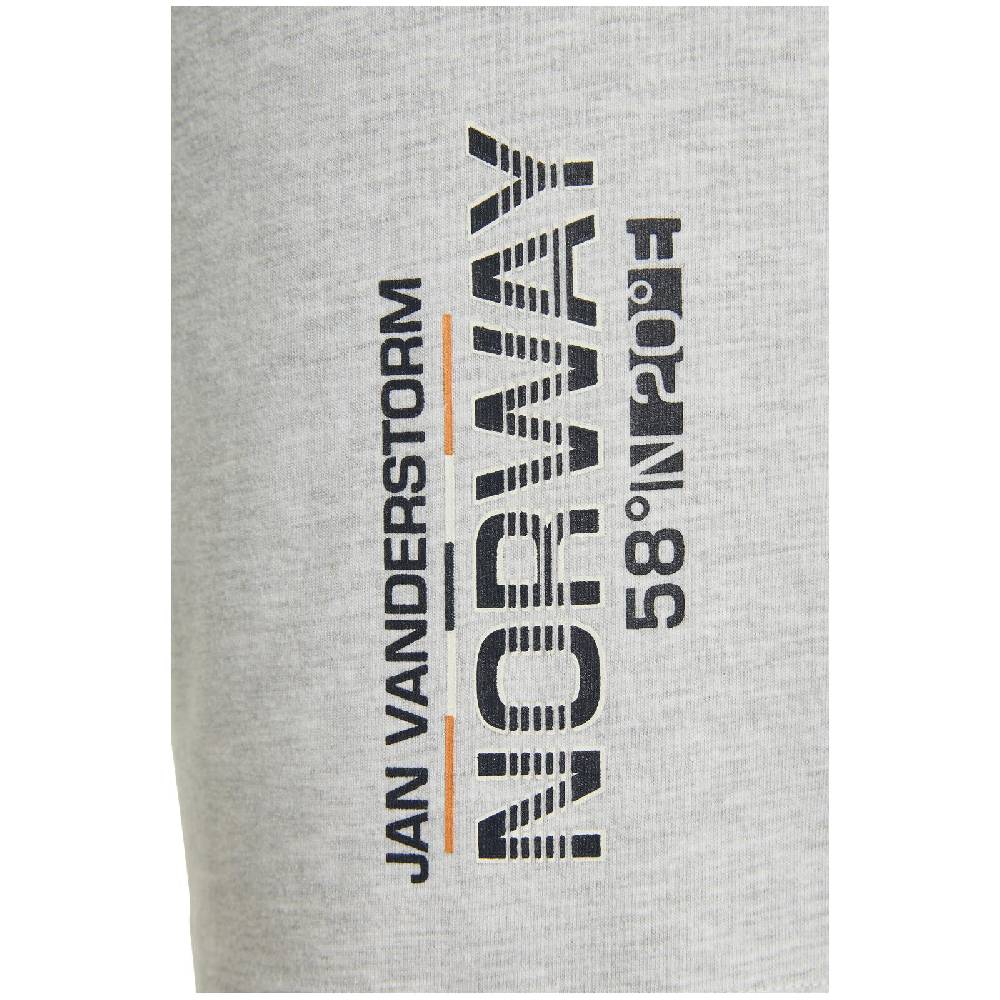 Jan Vanderstorm Kurzer Schlafanzug VERBRAND Dunkelblau Hellgrau