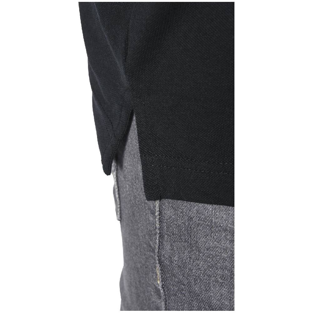 Jan Vanderstorm Langarm-Poloshirt SIGURDHILD Schwarz