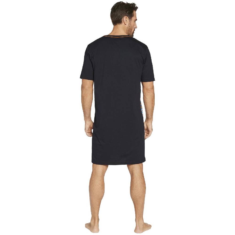 Jan Vanderstorm Nachthemd ANNSTEIN Dunkelblau Gestreift