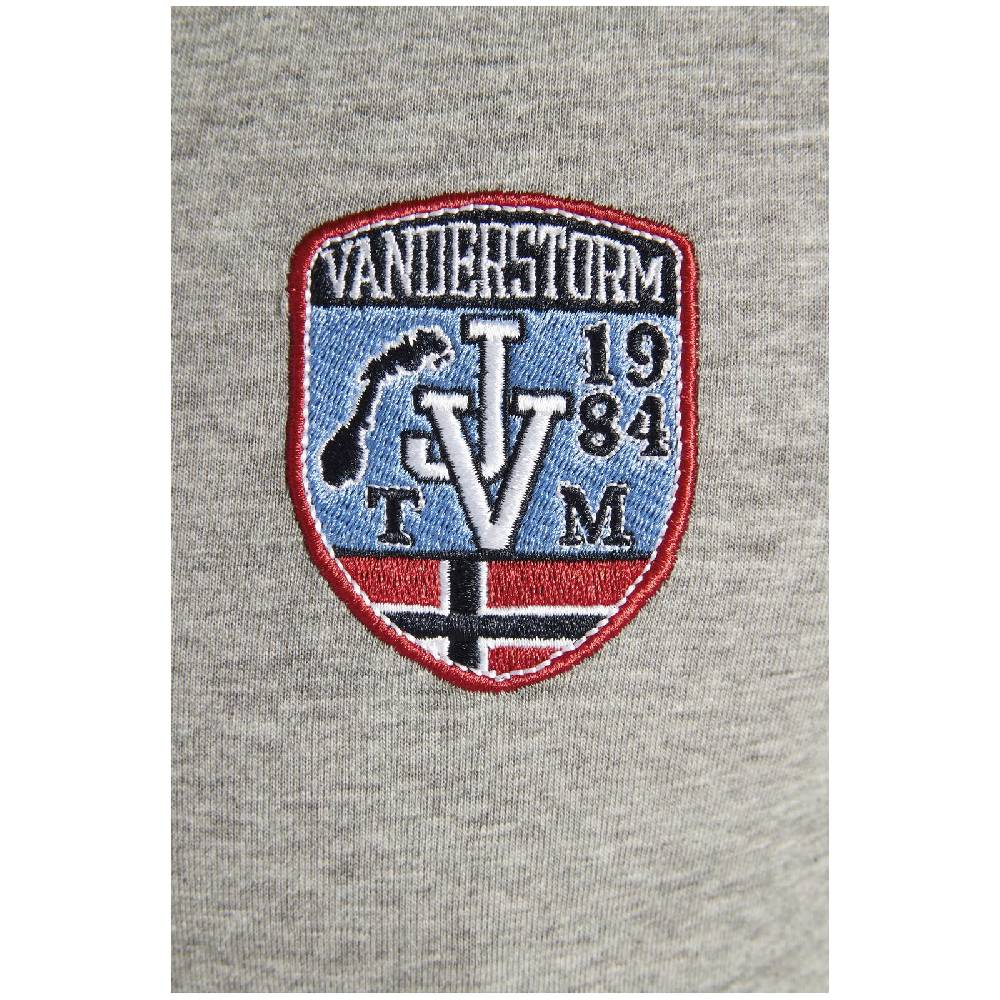 Jan Vanderstorm Poloshirt DAGINO Silbergrau Melange