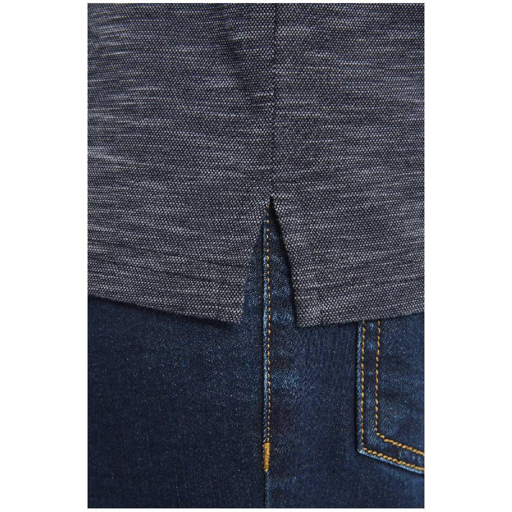 Jan Vanderstorm Poloshirt IBENHARD Dunkelblau Melange