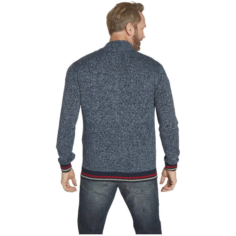 Jan Vanderstorm Pullover CAJETAN Dunkelblau Melange