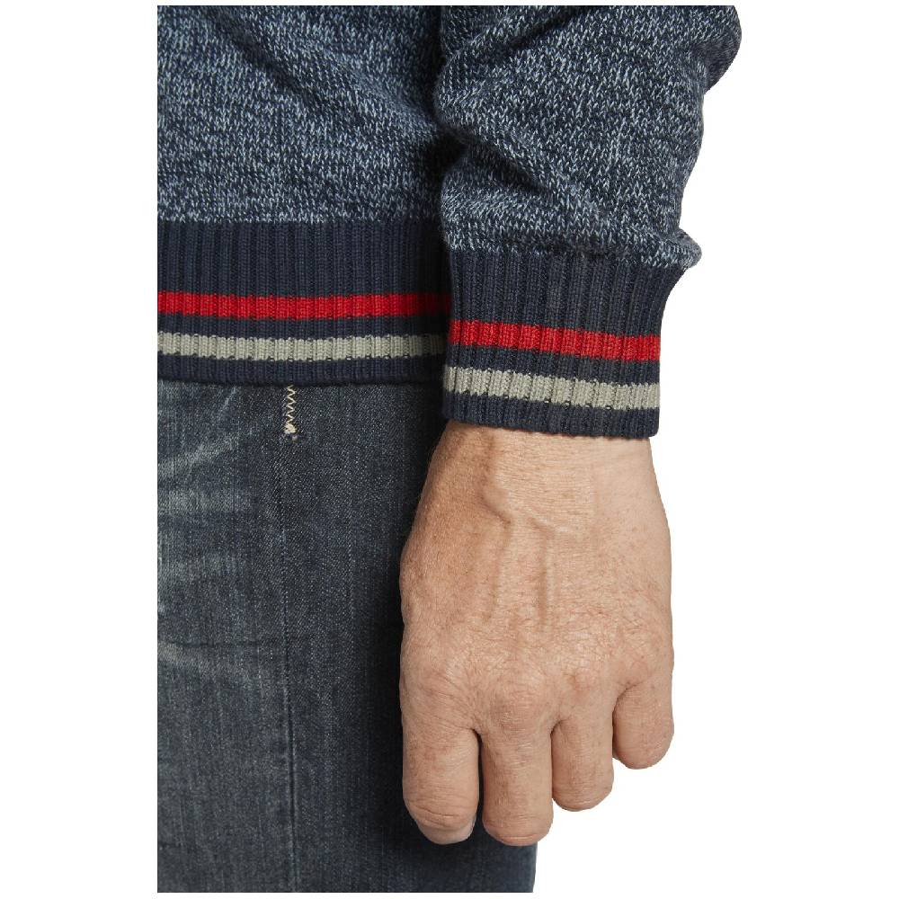 Jan Vanderstorm Pullover CAJETAN Dunkelblau Melange