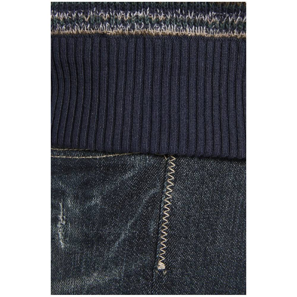 Jan Vanderstorm Pullover ERICH Dunkelblau Gemustert