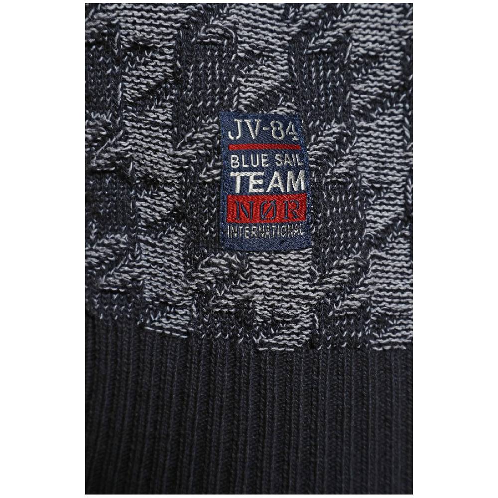 Jan Vanderstorm Pullover JORKIN Dunkelblau Gemustert