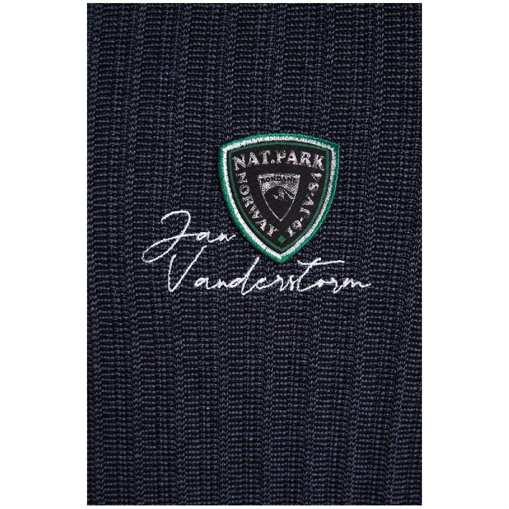 Jan Vanderstorm Pullover RICKMER Dunkelblau Melange