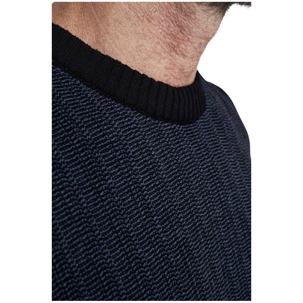 Jan Vanderstorm Pullover RICKMER Dunkelblau Melange