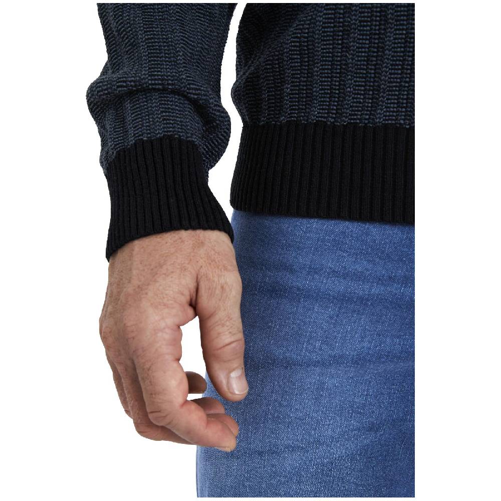 Jan Vanderstorm Pullover RICKMER Dunkelblau Melange