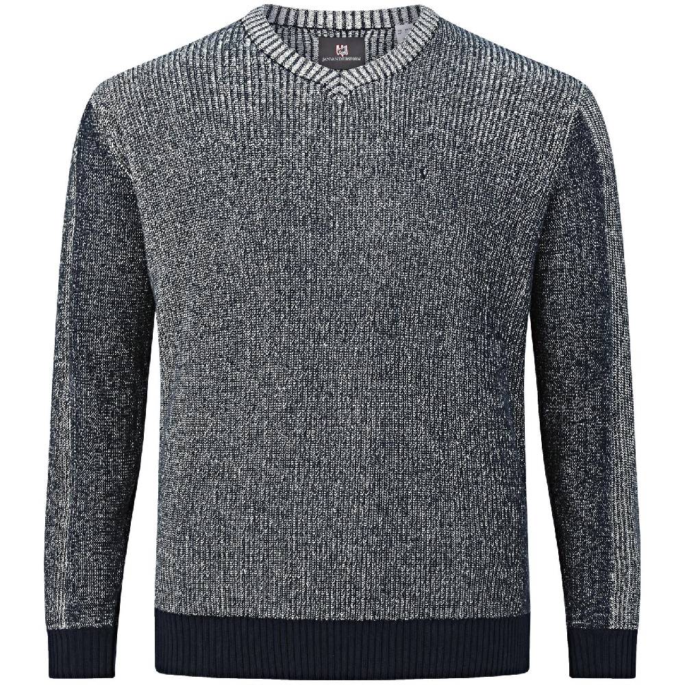 Jan Vanderstorm Pullover SWIDGER dunkelblau melange