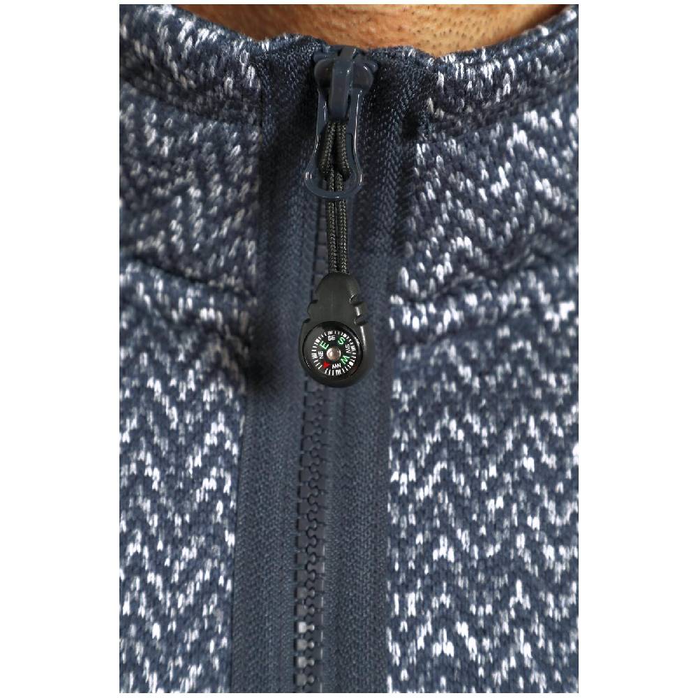 Jan Vanderstorm Strickfleecejacke KOLMUND Dunkelblau