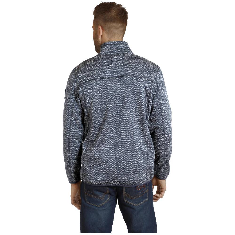 Jan Vanderstorm Strickfleecejacke KOLMUND Dunkelblau