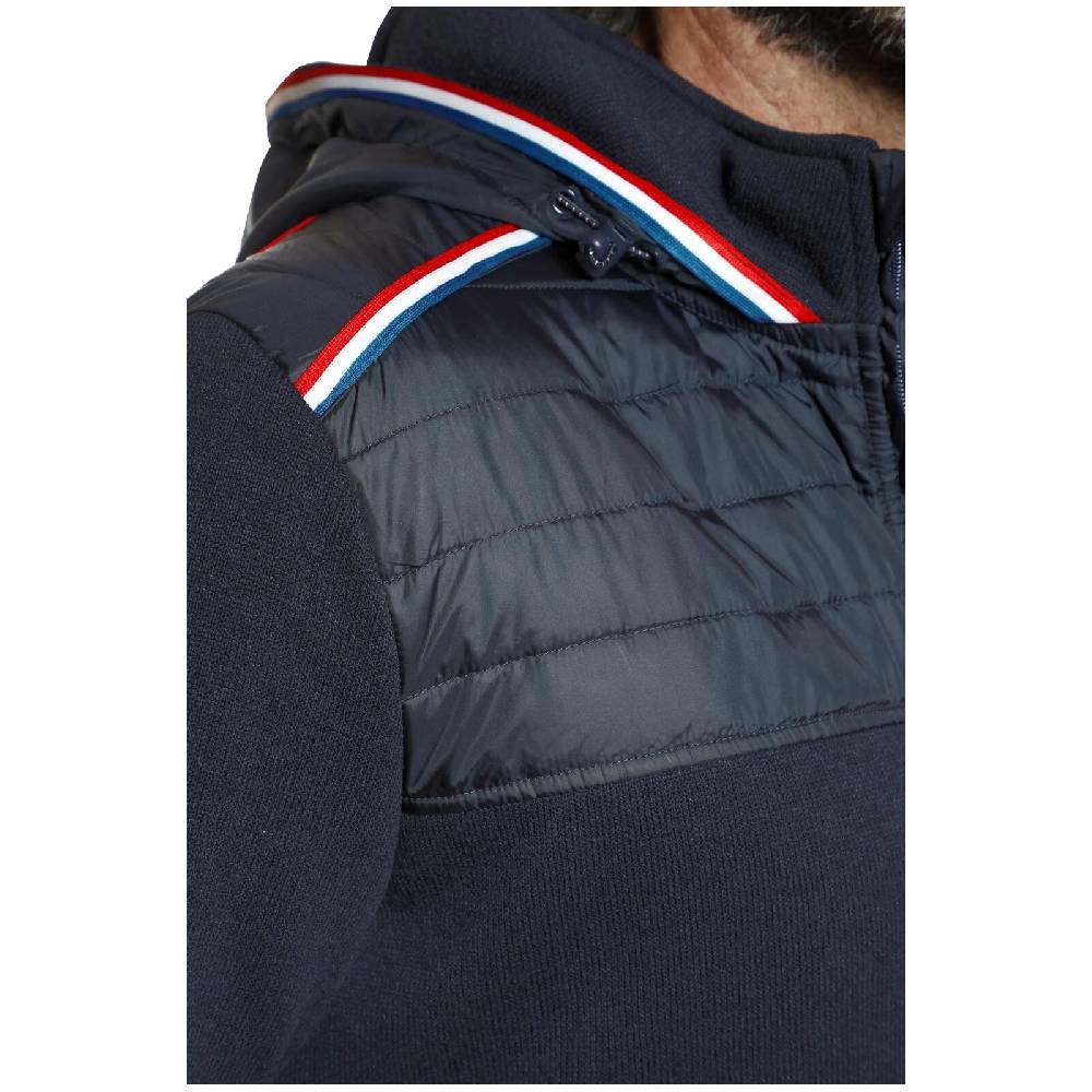 Jan Vanderstorm Strickfleecejacke STELLAN Dunkelblau