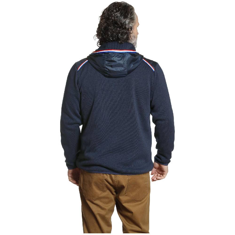 Jan Vanderstorm Strickfleecejacke STELLAN Dunkelblau