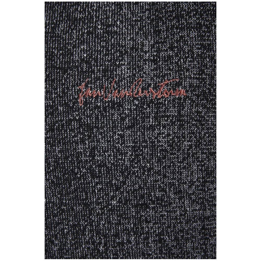 Jan Vanderstorm Strickjacke INGRABAN Dunkelgrau Melange