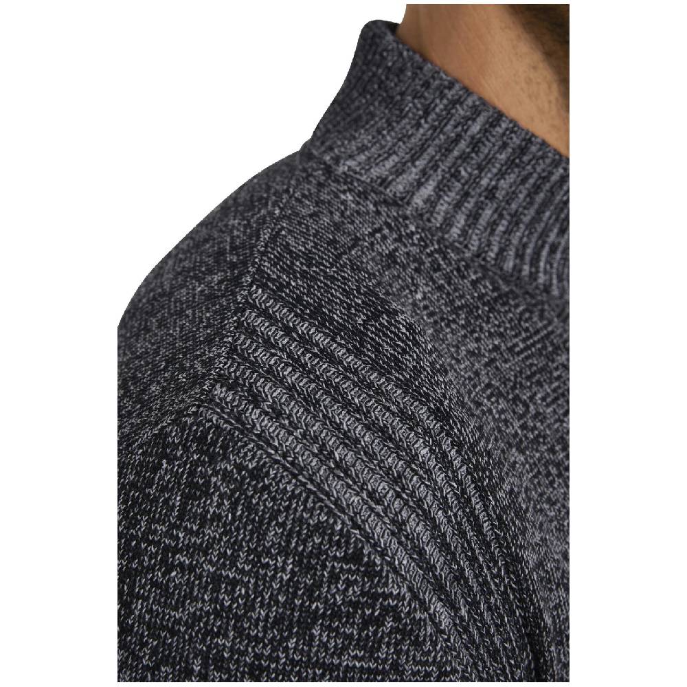 Jan Vanderstorm Strickjacke INGRABAN Dunkelgrau Melange