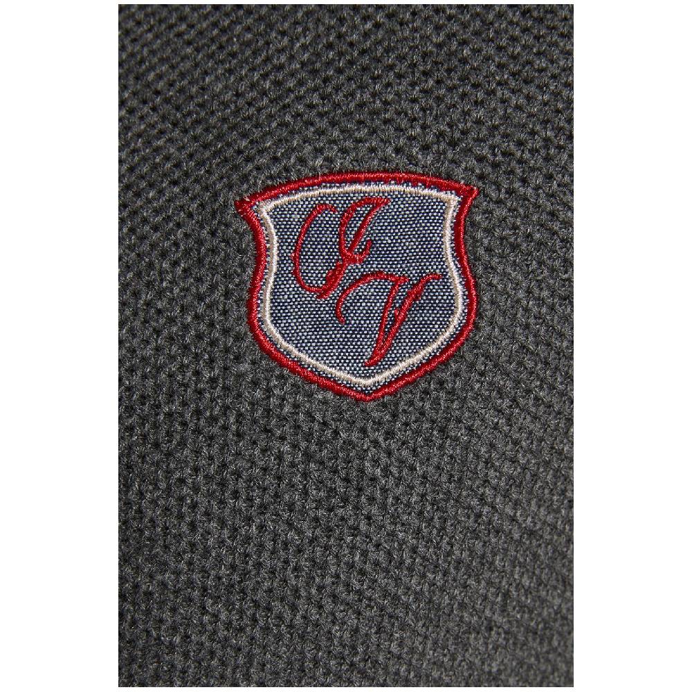 Jan Vanderstorm Strickweste RUTMAR Dunkelgrau Melange