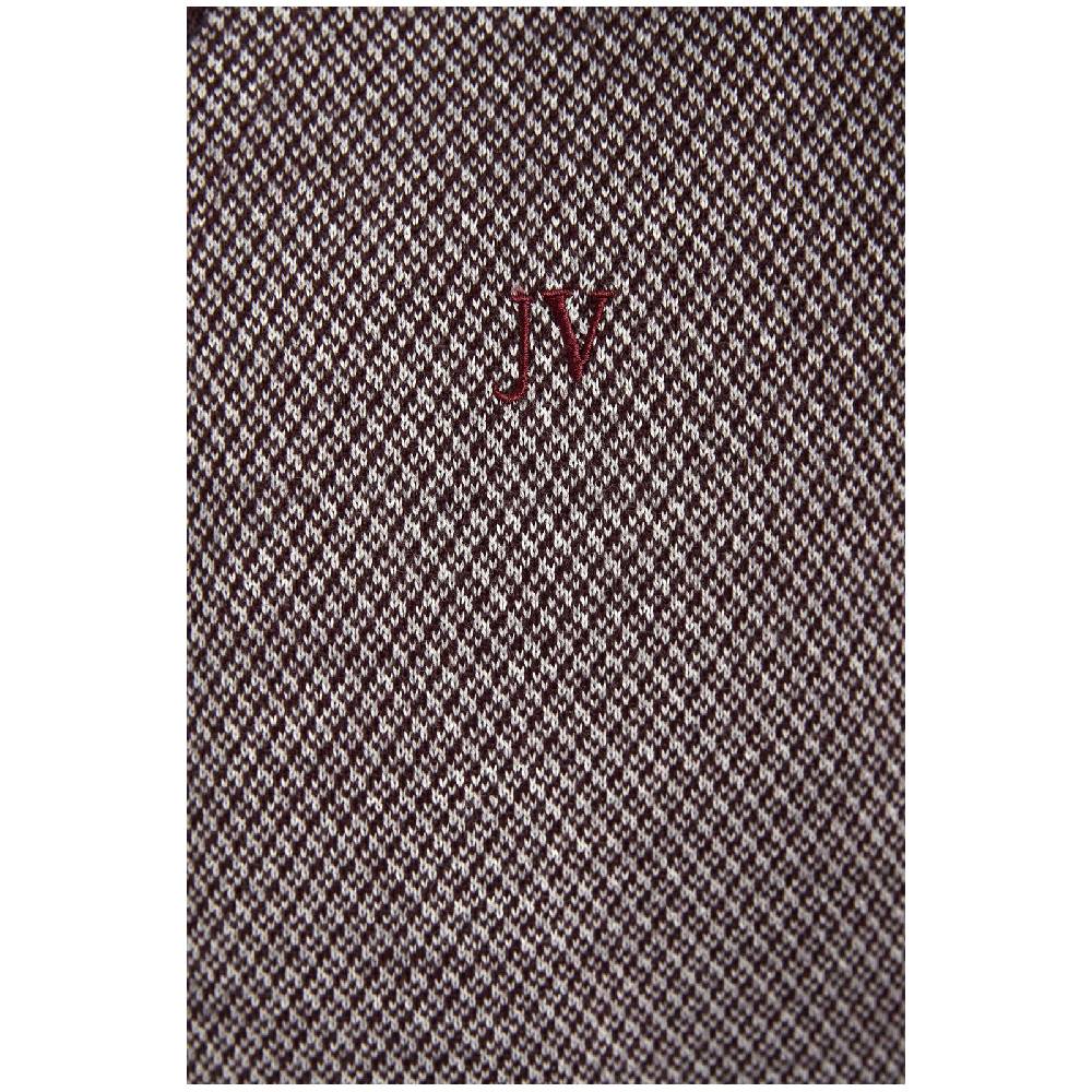 Jan Vanderstorm Strickweste TANE Dunkelrot Gemustert