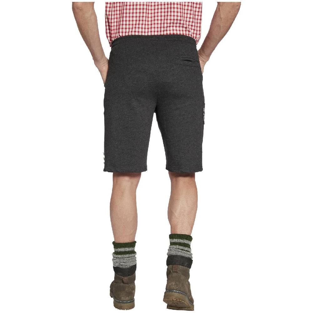 Jan Vanderstorm Sweatbermuda DENNIK Dunkelgrau Melange
