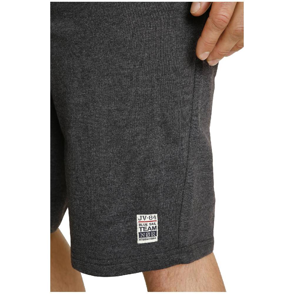 Jan Vanderstorm Sweatbermuda WALI Dunkelgrau Melange