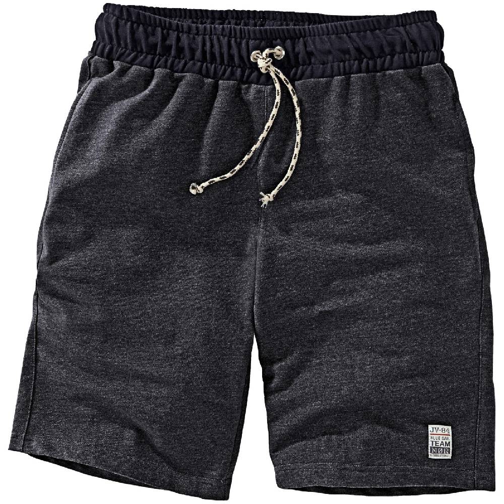 Jan Vanderstorm Sweatbermuda WALI Dunkelgrau Melange