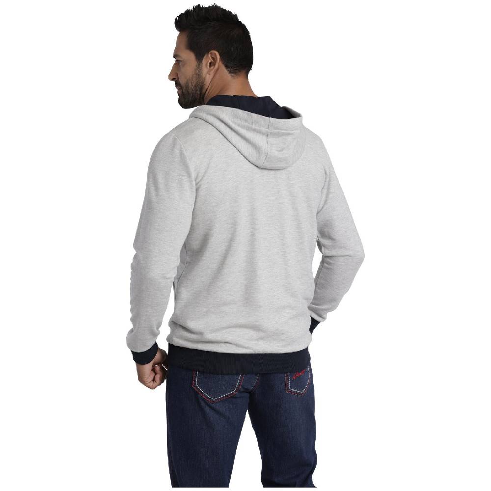 Jan Vanderstorm Sweatjacke EGINHARD Silbergrau Melange