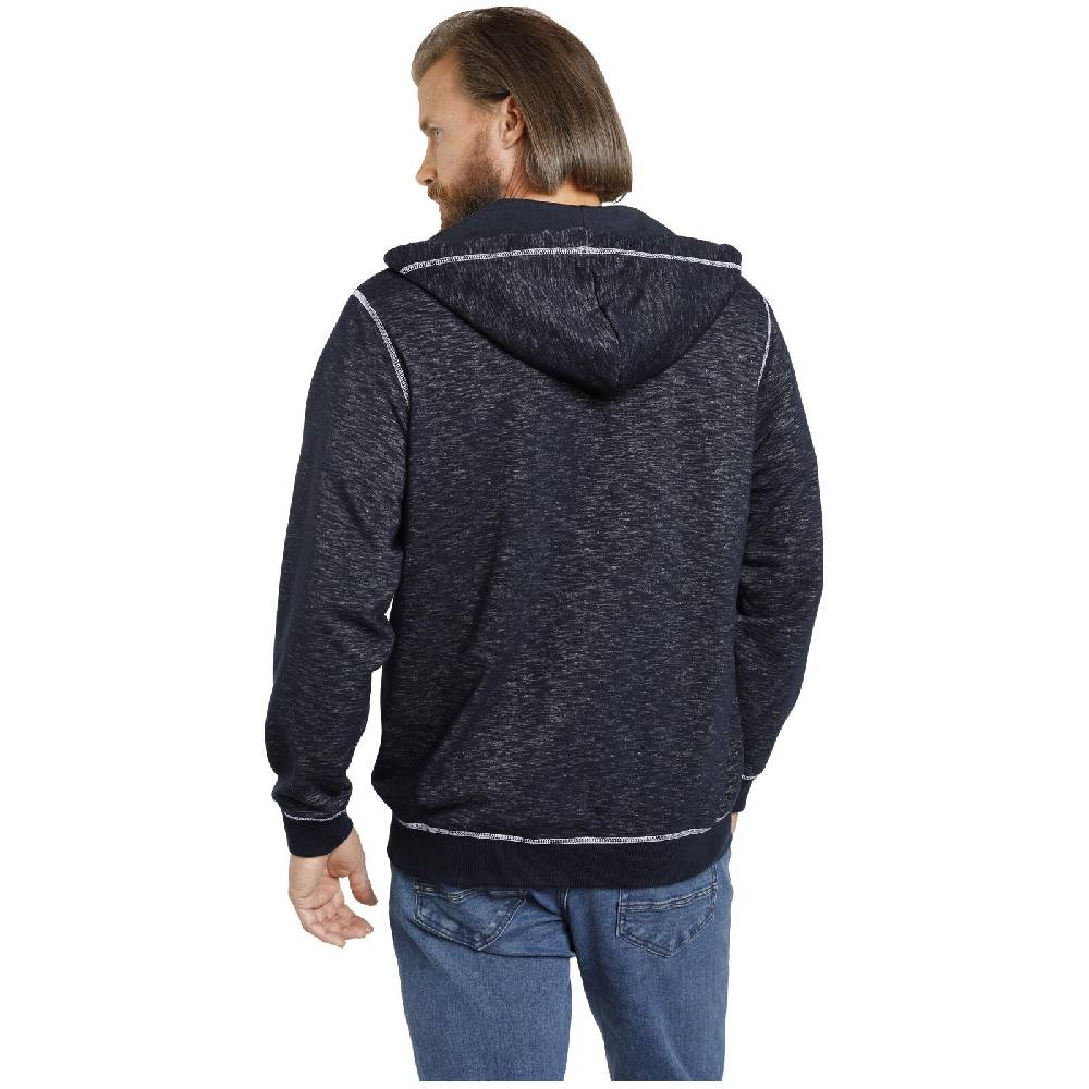 Jan Vanderstorm Sweatjacke JOKORA Dunkelblau Melange