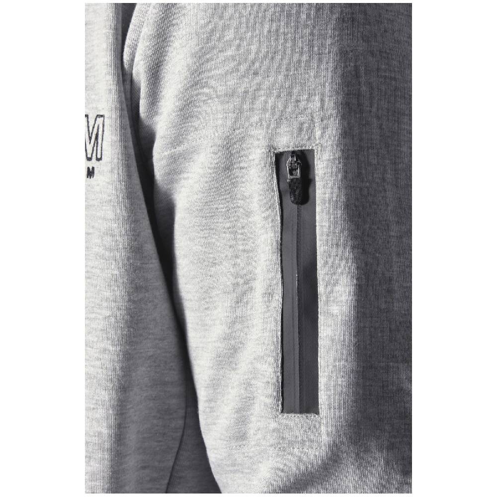 Jan Vanderstorm Sweatjacke ODGRIM Silbergrau Melange