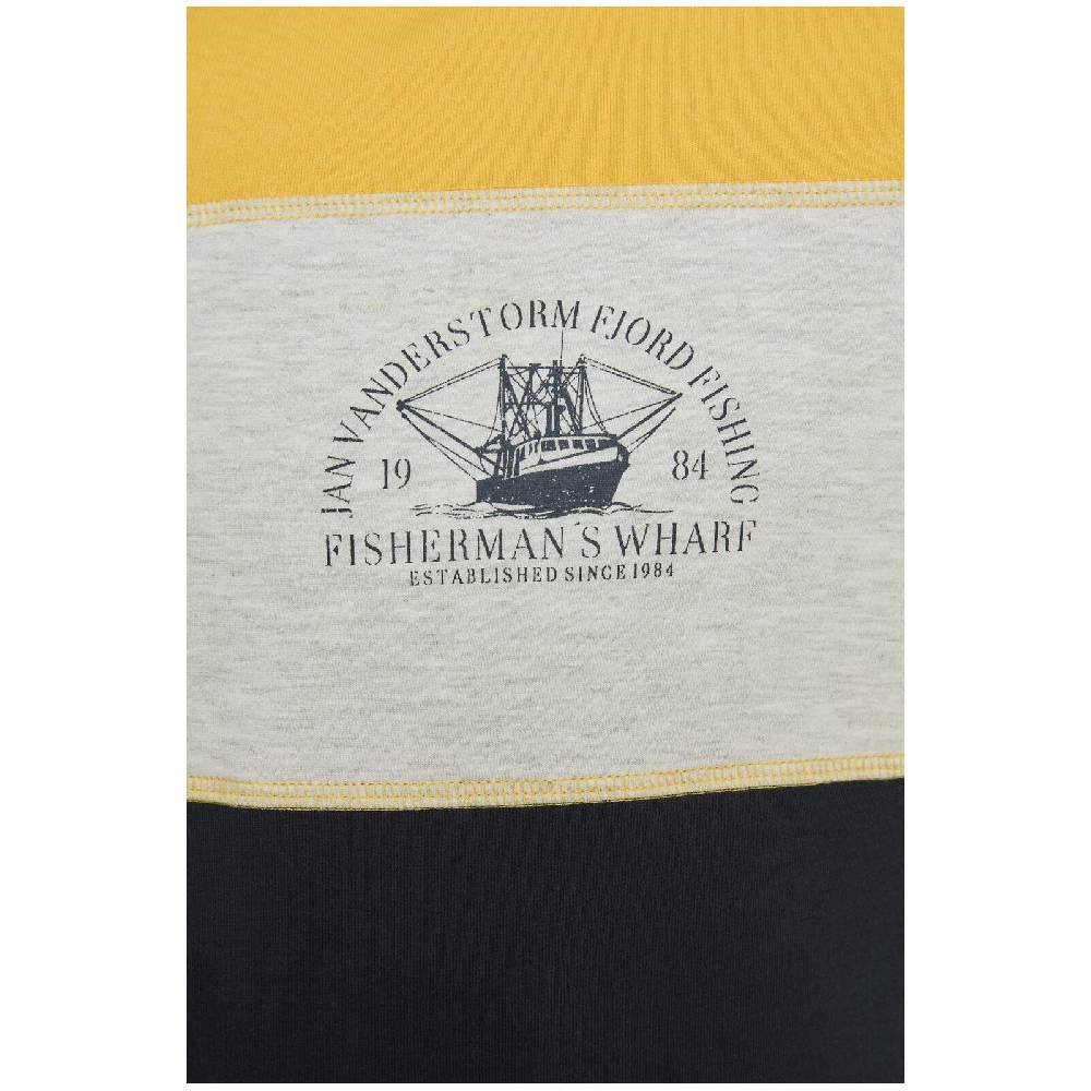 Jan Vanderstorm Sweatjacke PAULHARD Gelb Dunkelblau