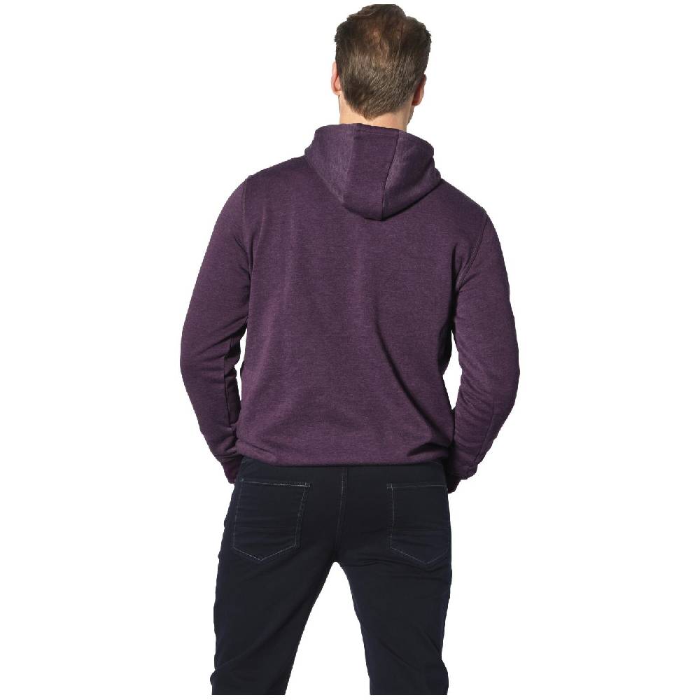 Jan Vanderstorm Sweatshirt BLANKARD Dunkelrot Melange