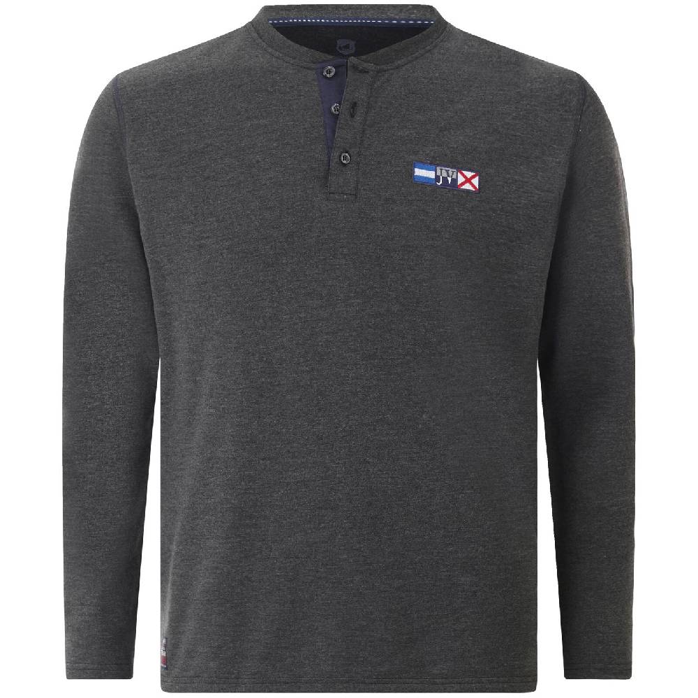 Jan Vanderstorm Sweatshirt JORNSEN dunkelgrau melange