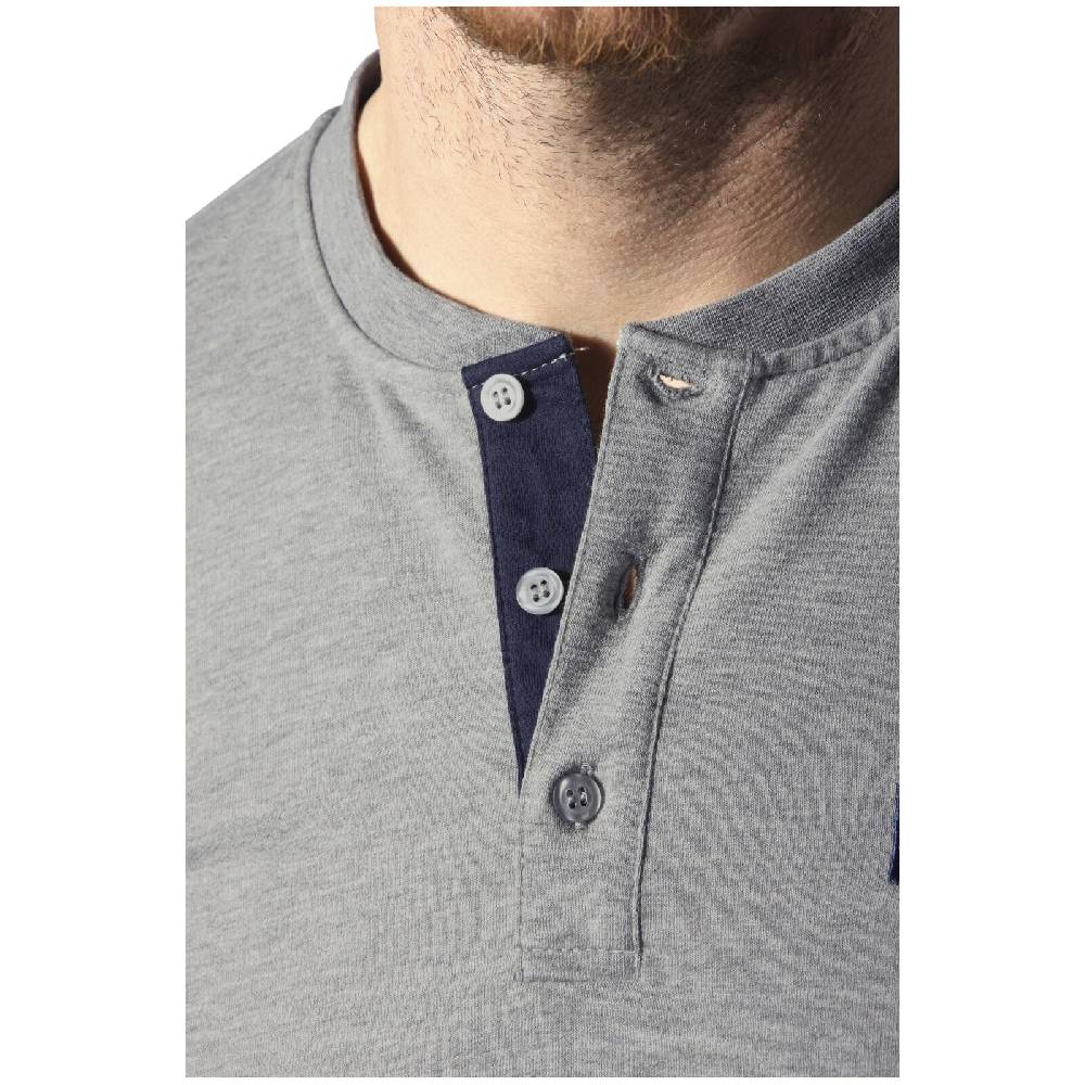 Jan Vanderstorm Sweatshirt JORNSEN Silbergrau Melange