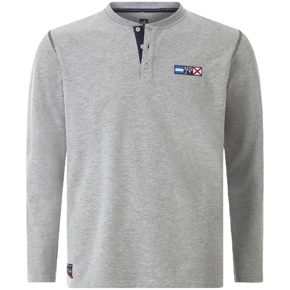 Jan Vanderstorm Sweatshirt JORNSEN silbergrau melange