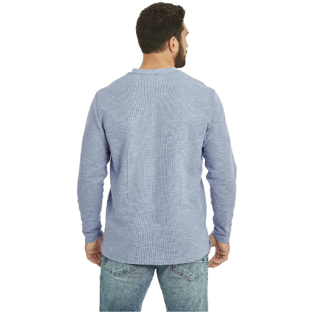 Jan Vanderstorm Sweatshirt REGINALD Hellblau Melange