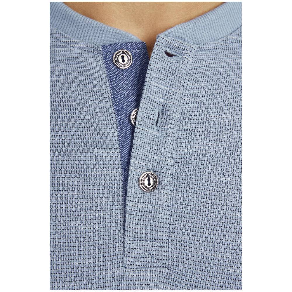 Jan Vanderstorm Sweatshirt REGINALD Hellblau Melange