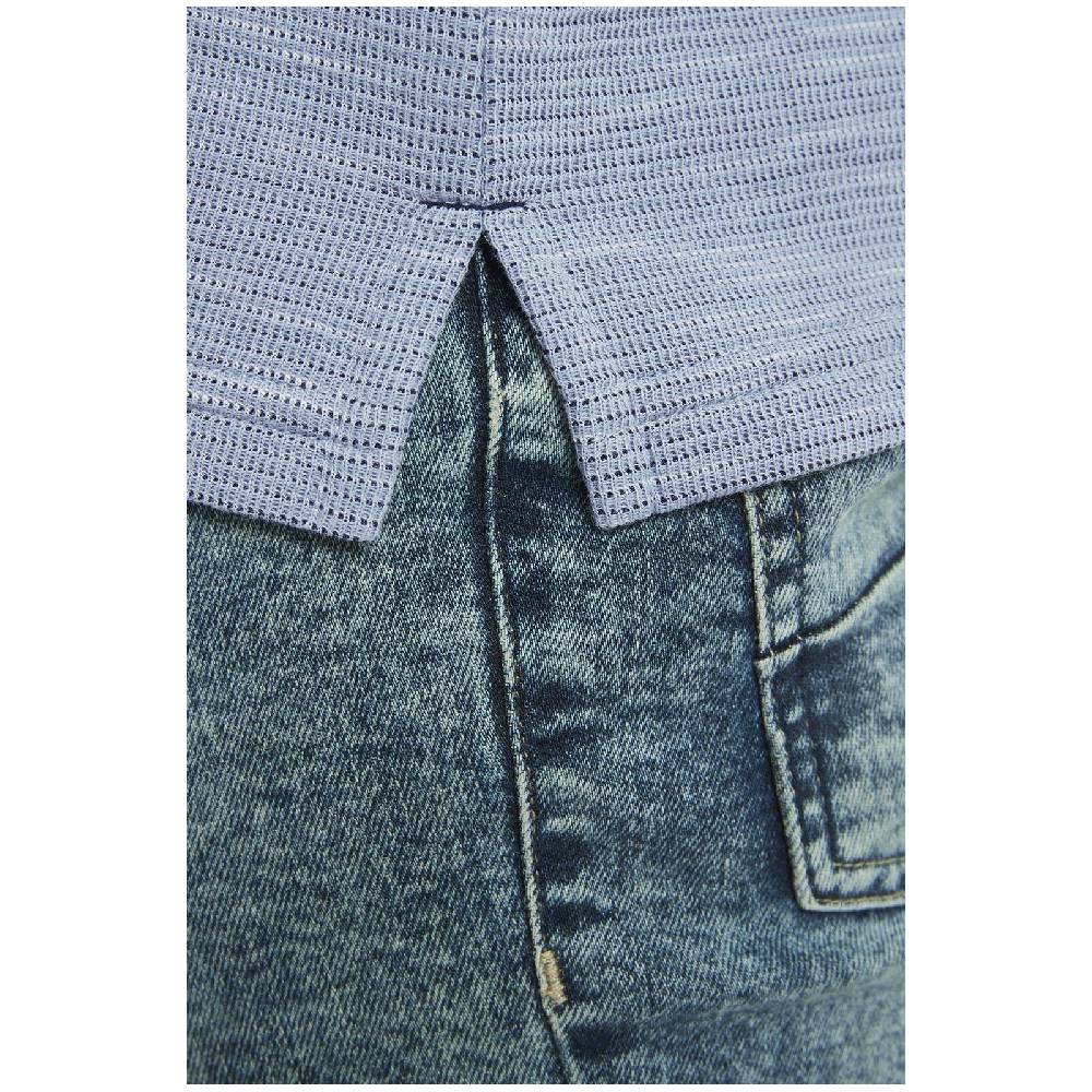 Jan Vanderstorm Sweatshirt REGINALD Hellblau Melange