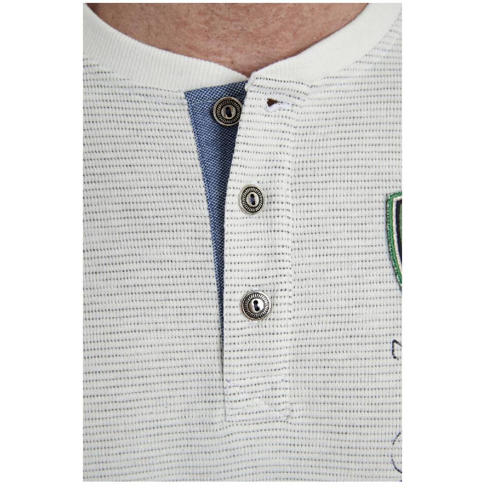 Jan Vanderstorm Sweatshirt REGINALD Wollweiß Melange