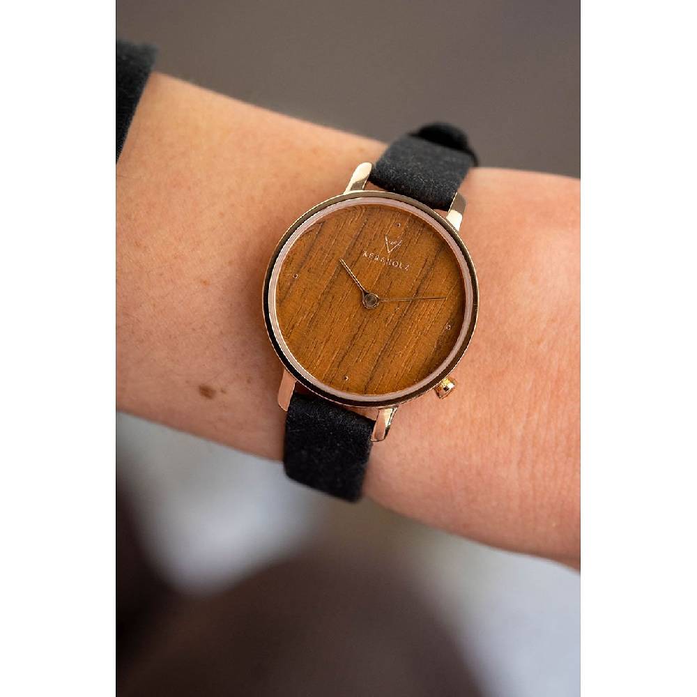 2. Chance - Kerbholz Damenuhr