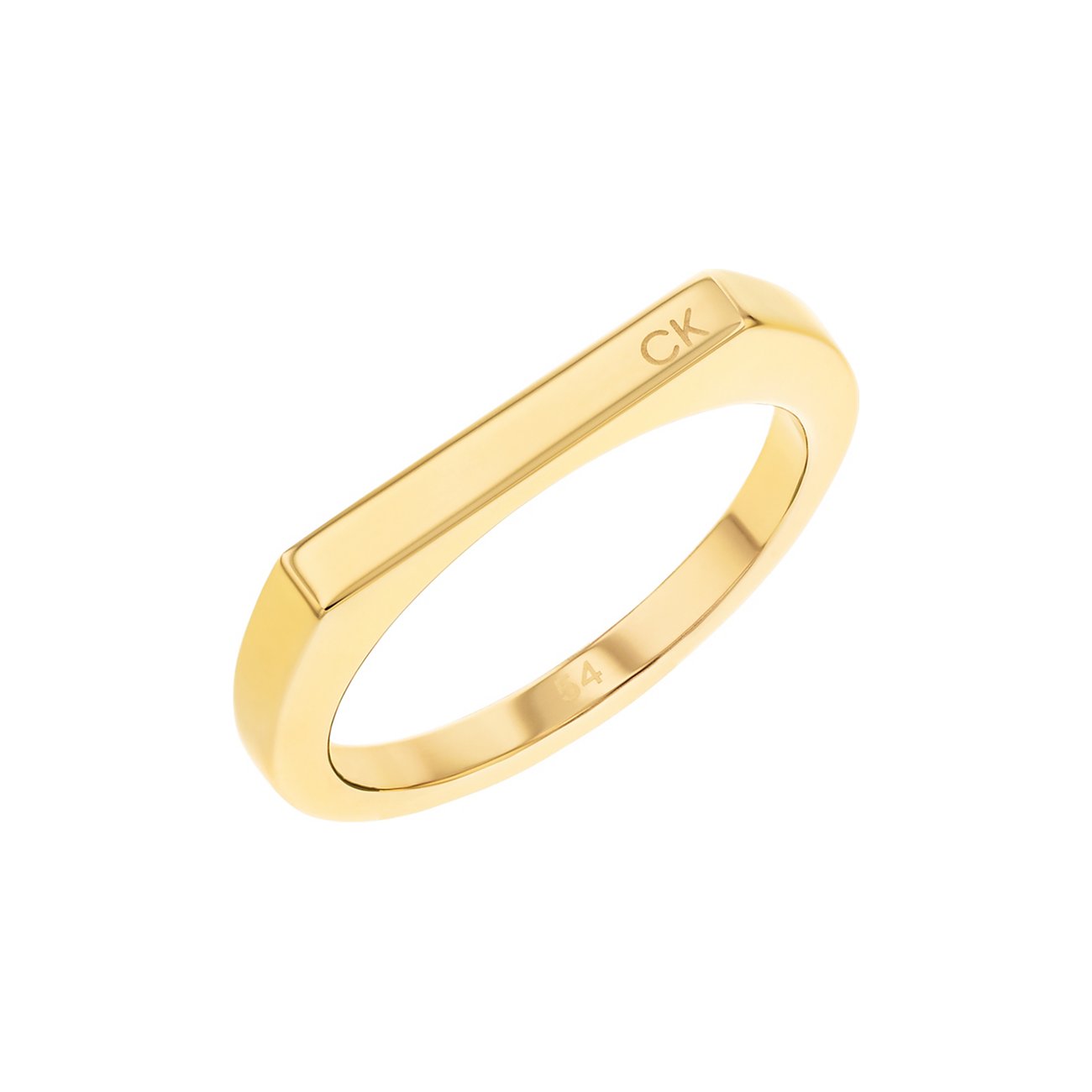 Calvin Klein Edelstahlring Sculptural