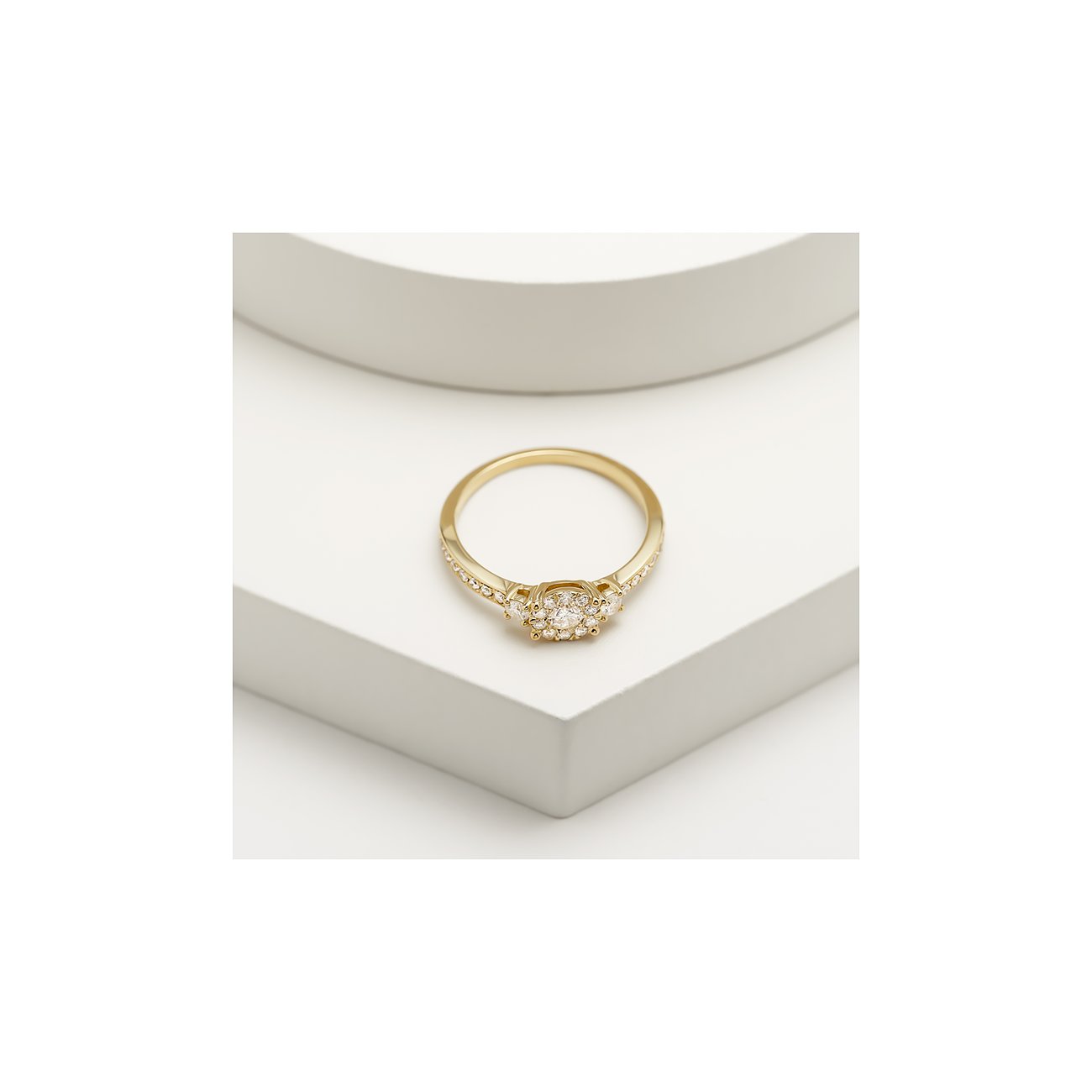 CHRIST Damenring Highlight Ring